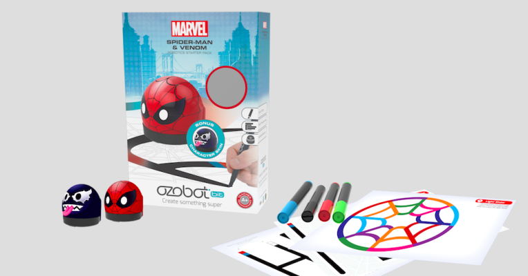 Guardians of the Galaxy and Spider-Man Ozobots are on the way