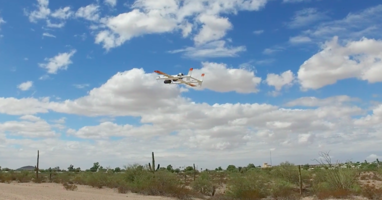 Volans-i shows off its long-range delivery drones in Texas